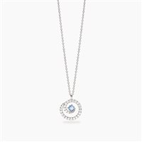 Collana Mabina Donna Sogni d'Oro in Argento Acquamarina sintetica 553861